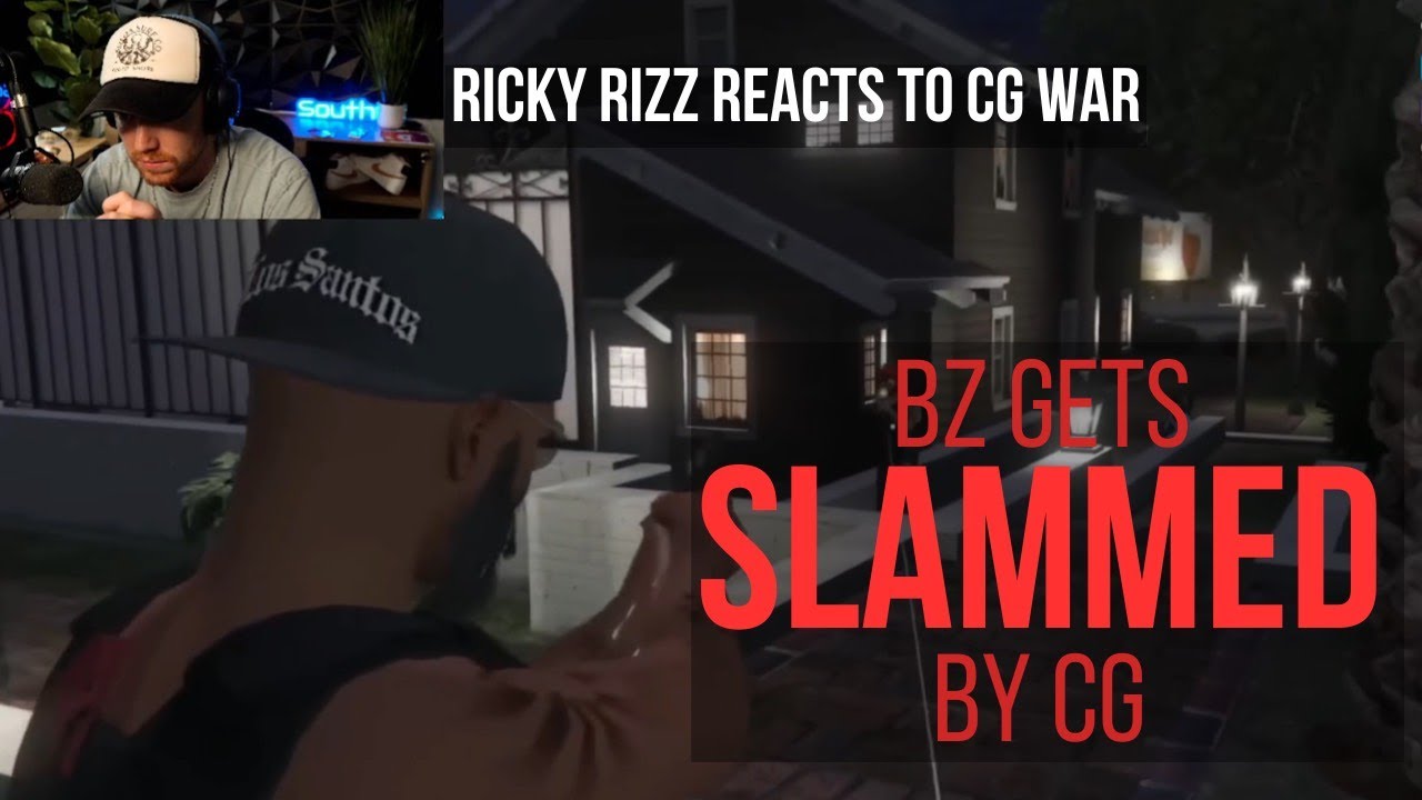 Ricky Rizz Reacts to BZ getting SLAMMED on their own TURF!! 🥶🥶🥶 #gtarp