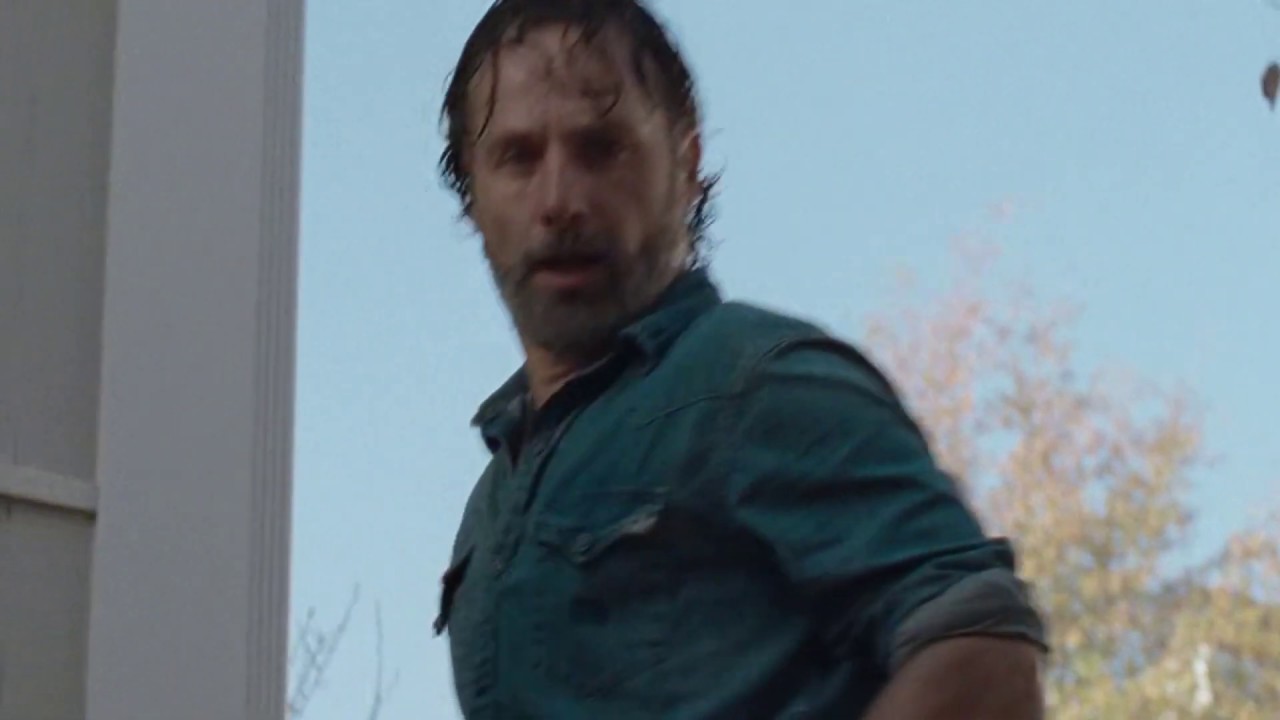 The Walking Dead Scene | Rick and Carl finds Michonne [7x16]