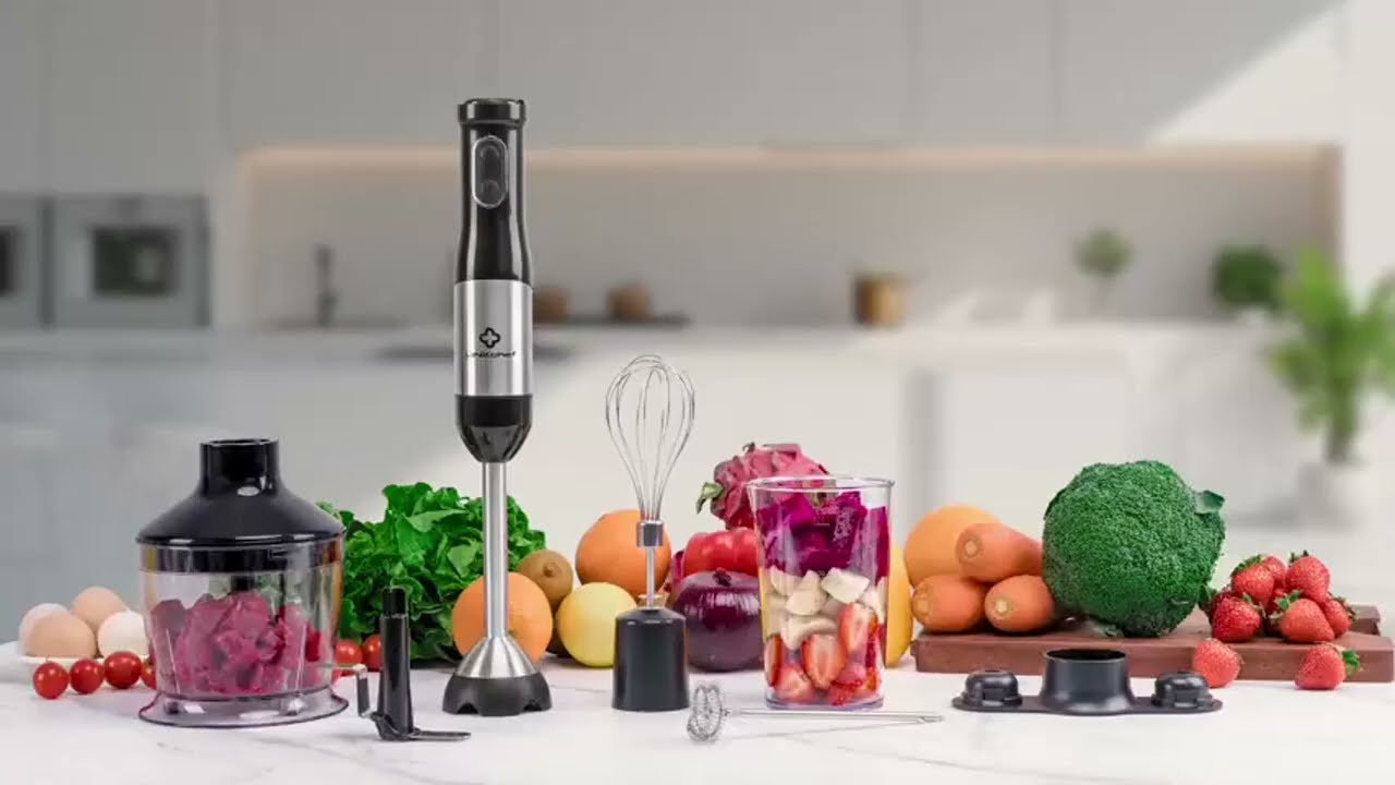Best Hand Blenders 2026 - LINKChef 7 in 1 Immersion Blender Hand Blender with Food Processor