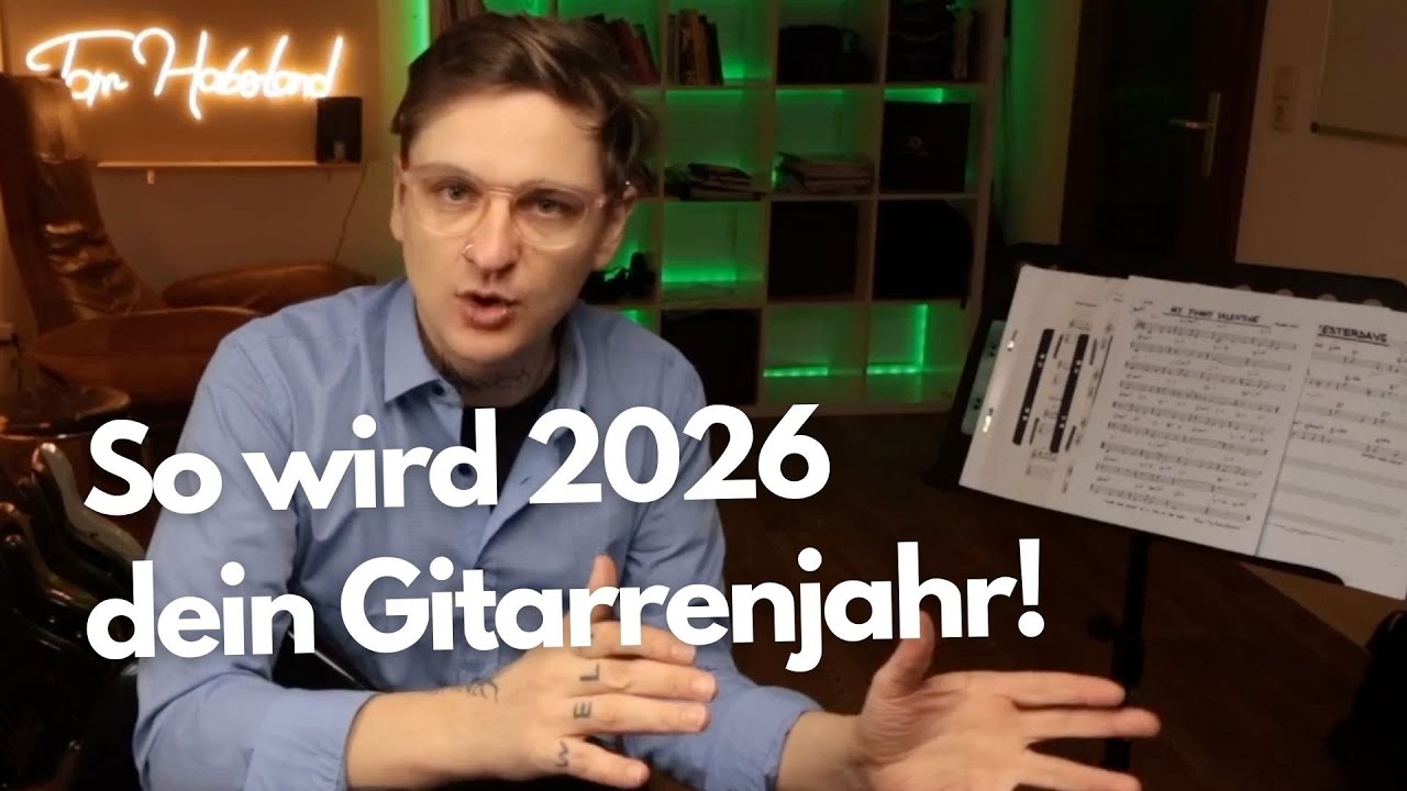 Wie 2026 dein Gitarrenstärkstes Jahr wird!