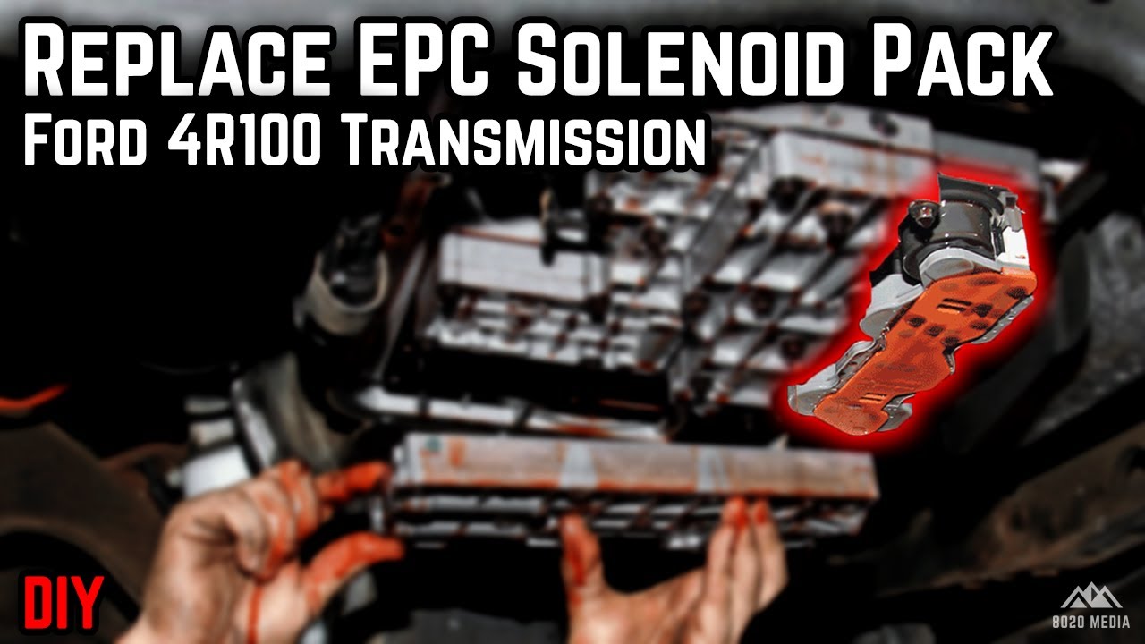 Как заменить блок соленоидов EPC на коробке передач Ford 4R100!