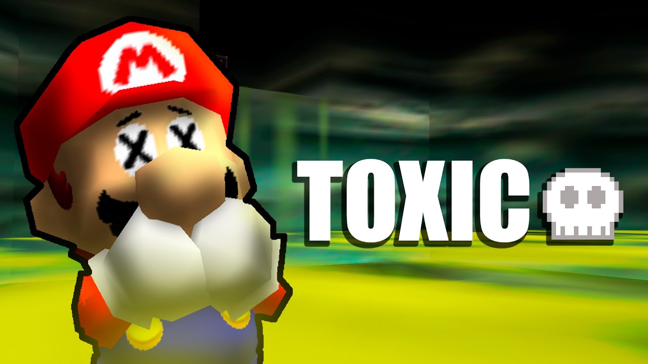 MARIO 64 pero HAY VENENO en TODOS LOS NIVELES