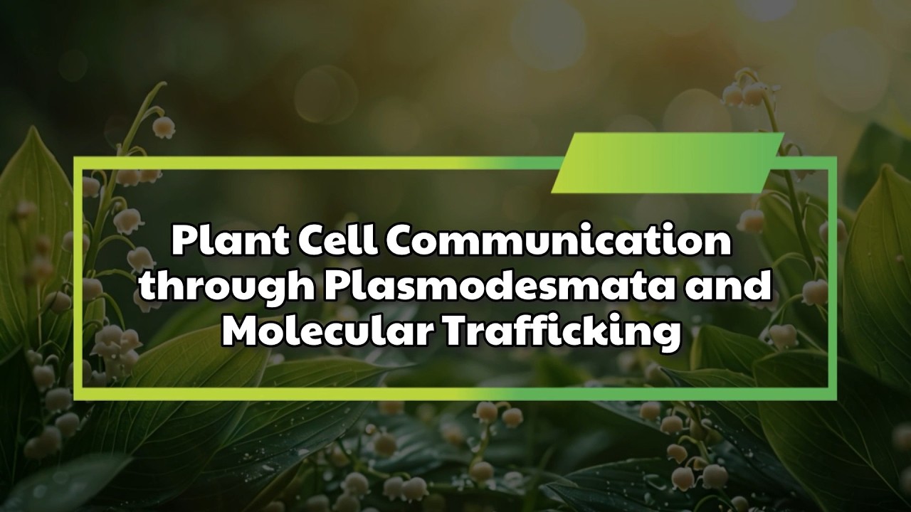 Komunikacja kom&oacute;rek roślinnych przez plazmodesmy i transport molekularny