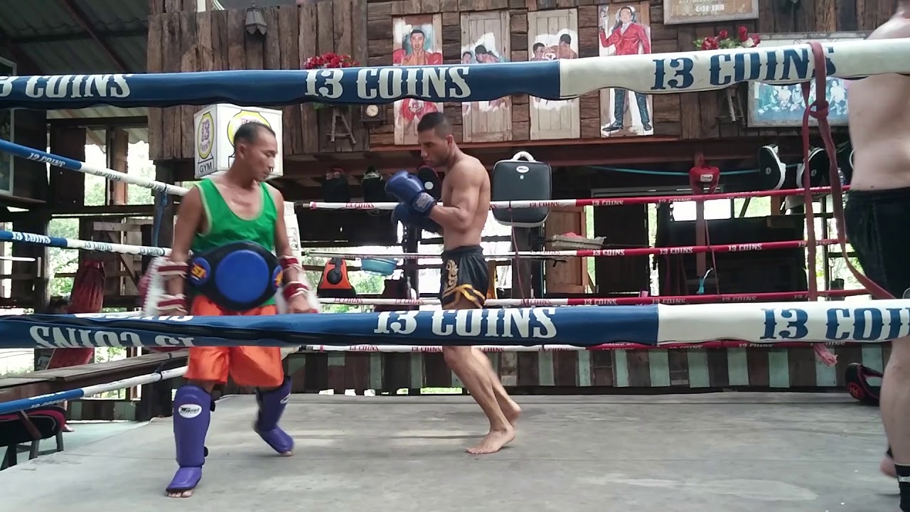 Saeed jafarian 13 coins gym  pad work