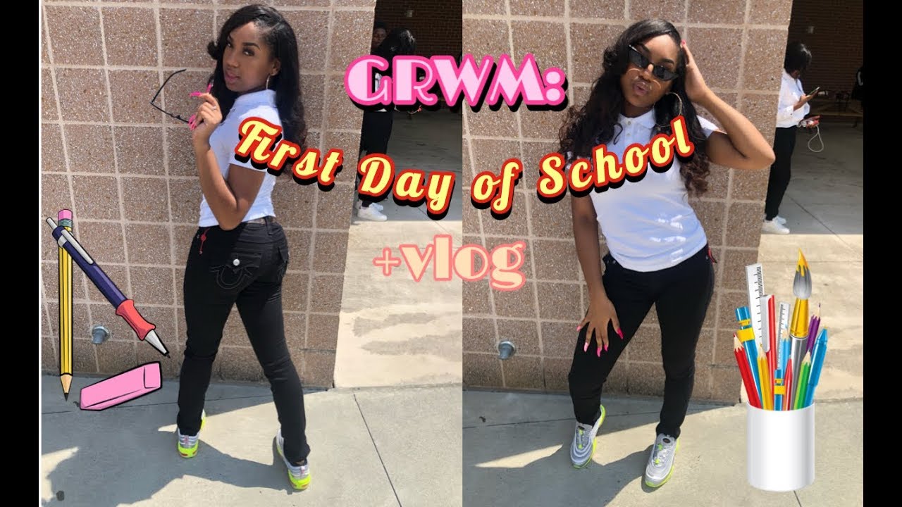 GRWM: FIRST DAY OF HIGHSCHOOL (senior year)
