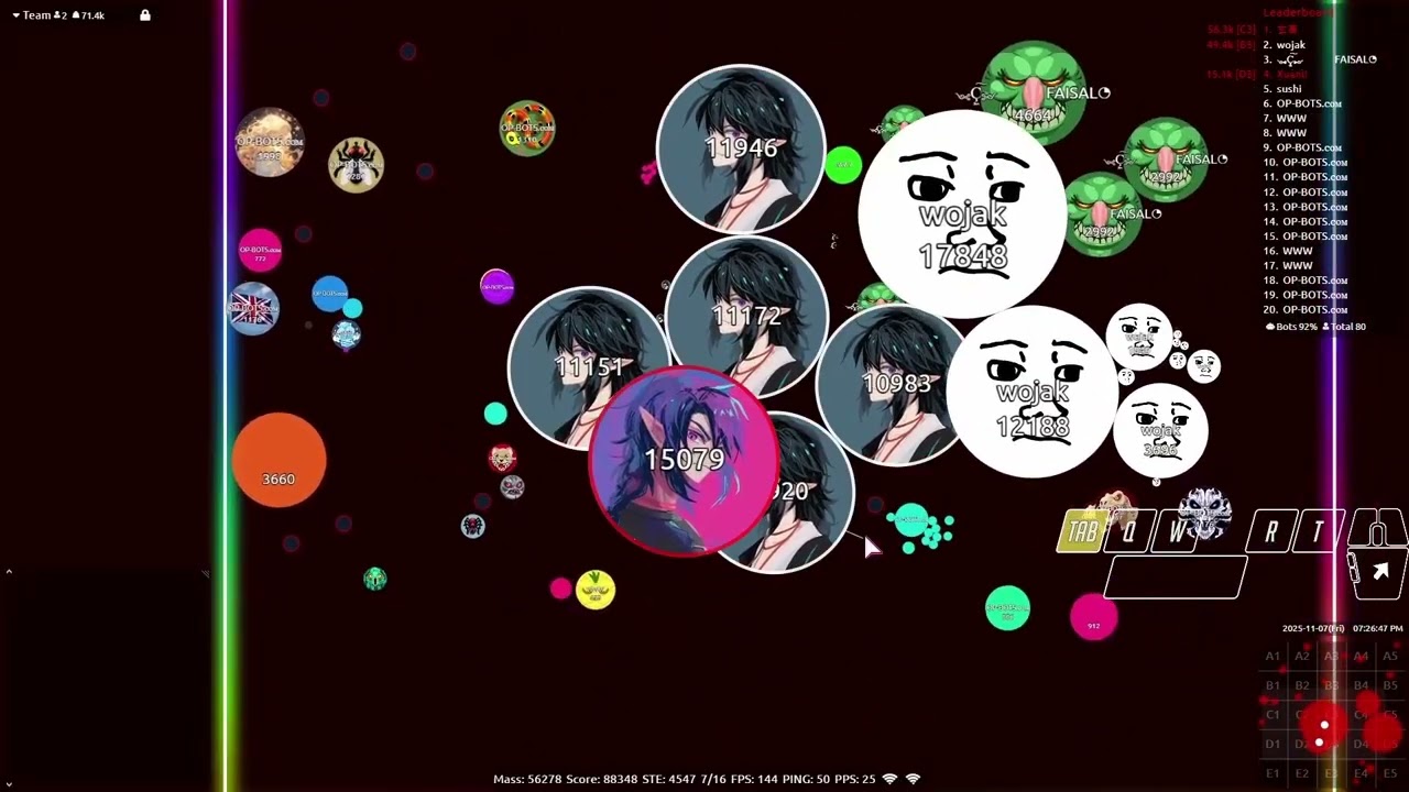 agar.io mothership battles party