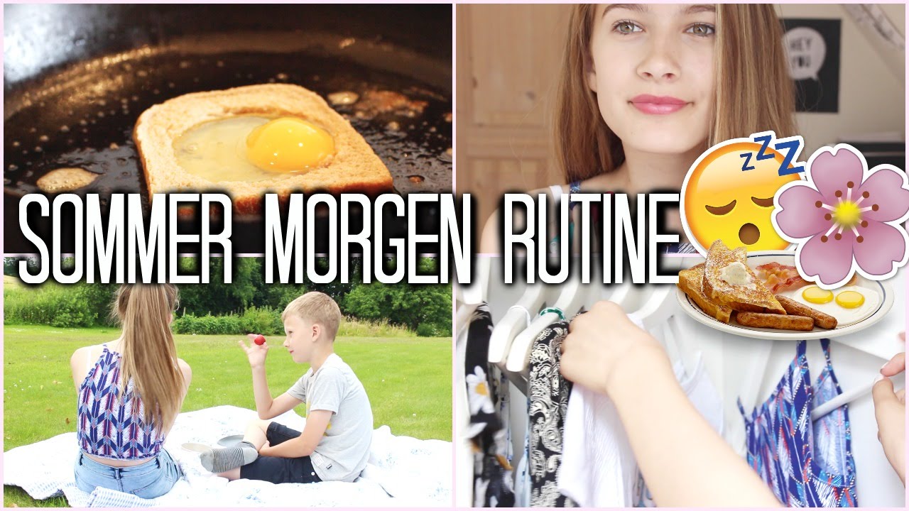 Kristines sommer morgen rutine