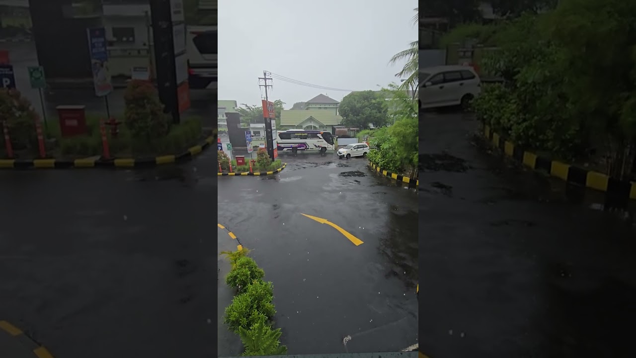 #Bali #Indonesia #rainstorm nonstop for over 2 days.  #travel #baliescape 