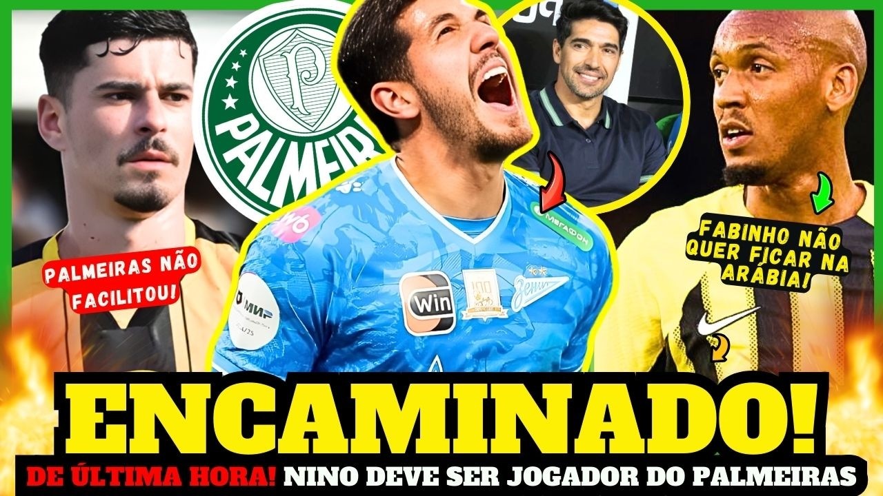 AGORA SIM! 🐷💚 PALMEIRAS GANHA TRUNFO DE ÚLTIMA HORA POR NINO! 🔥 FABINHO SEGUE NO RADAR!