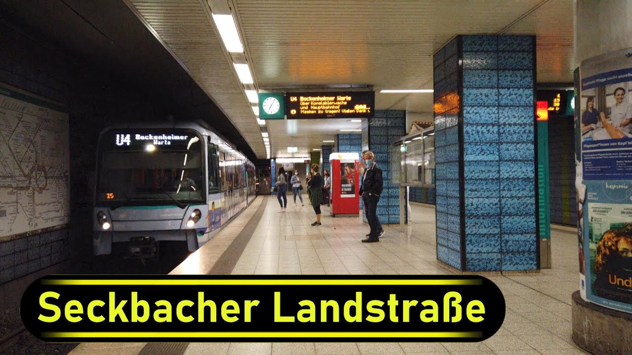 U-Bahn Station Seckbacher Landstraße - Frankfurt 🇩🇪 - Walkthrough 🚶