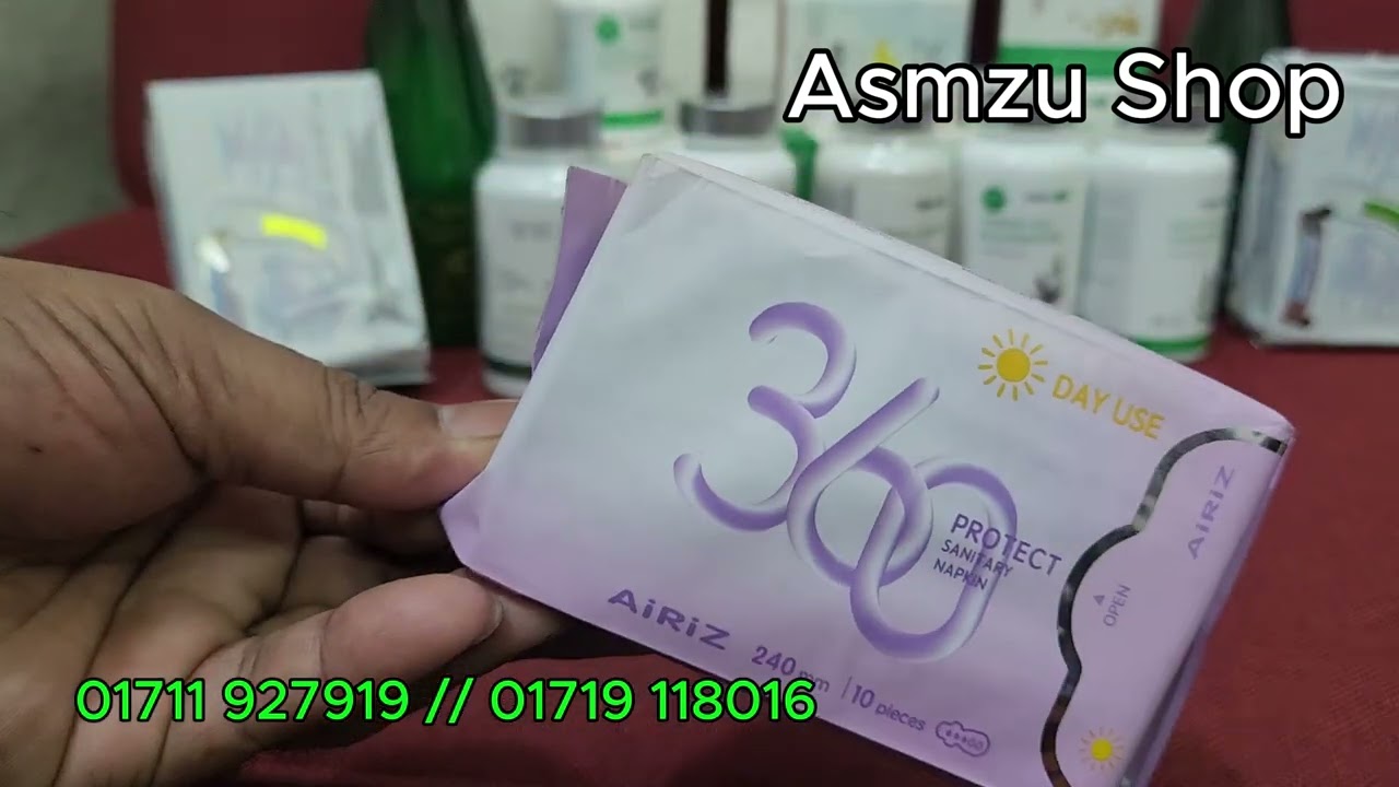 Tiens AiRiZ Day Use Sanitary Napkin | All-Day Comfort & Leak-Proof Pads | call:  📱 +88 01711 927919