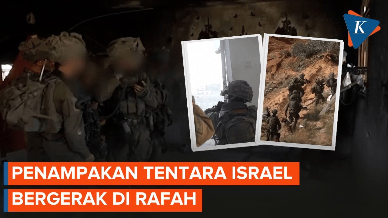 Penampakan Tentara Israel Beroperasi di Rafah, Kerahkan Tank dan Masuki Terowongan