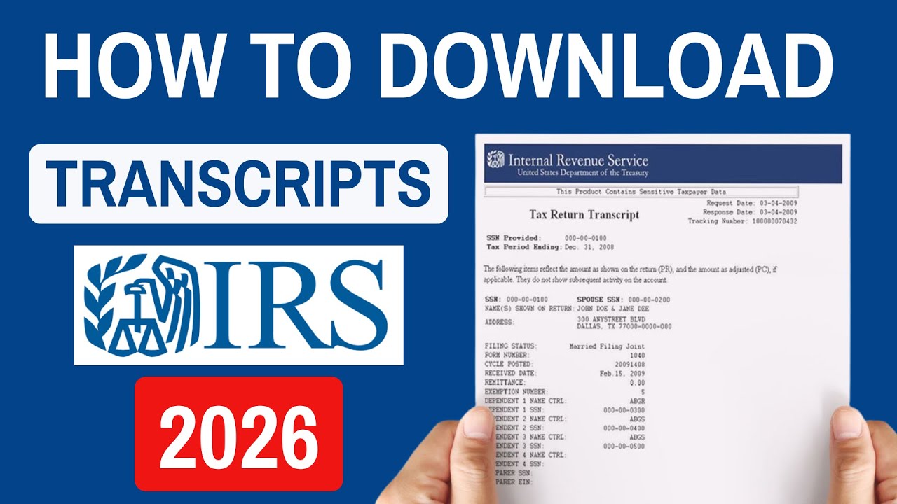 IRS Transcripts Online 2026 &ndash; How to Download Yours in Minutes