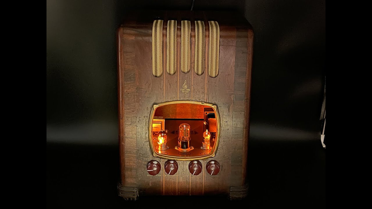 DeathCap Amps - DLAB Super 6K6 Guitar Amp in an Emerson Radio Cabinet