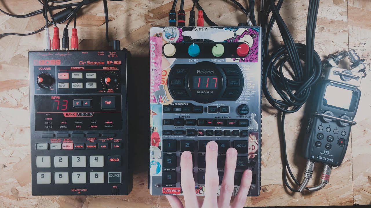 DAWless beat making Walkthrough (SP202, SP404sx & Zoom H5 Setup)
