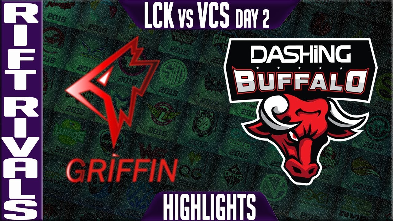 GRF vs DBL Highlights | Rift Rivals 2019 LCK vs VCS Groups Day 2 | Griffin vs Dashing Buffalo