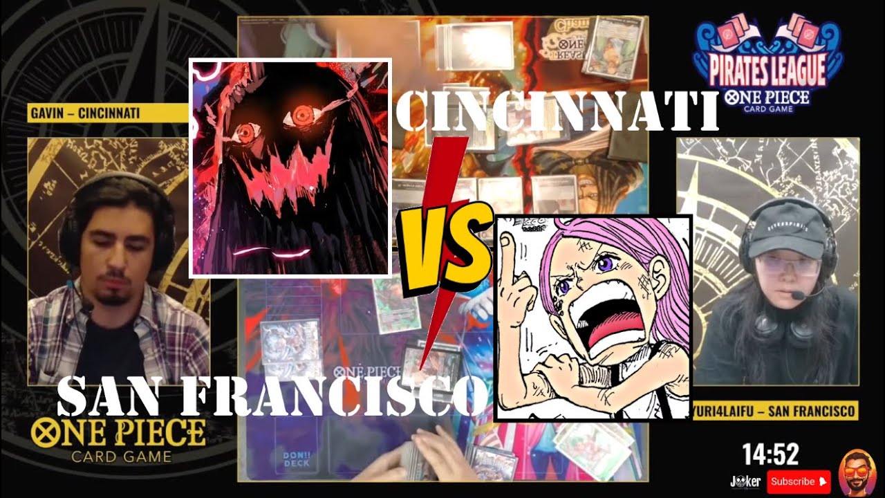 🔴PIRATE'S LEAGUE ONE PIECE CARD GAME SEMI FINALS: CINCINNATI VS SAN FRANCISCO - G-BONNEY vs IMU
