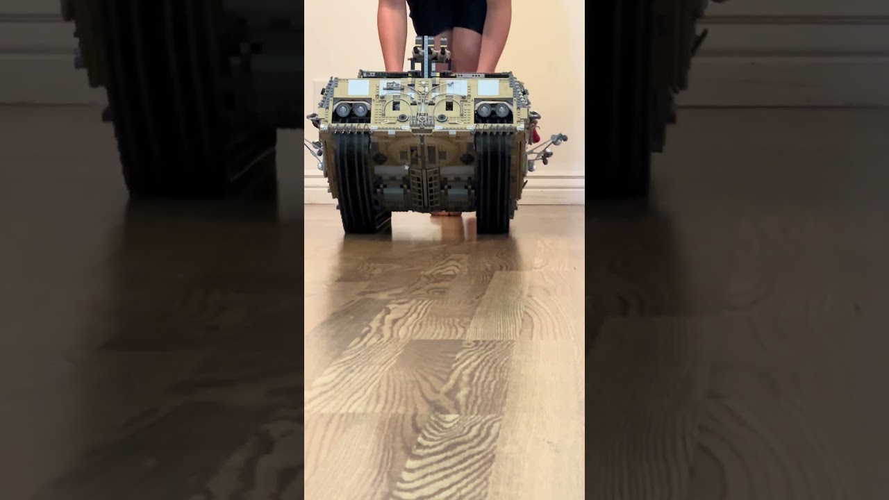 Тест скорости сухопутного корабля Lego #lego