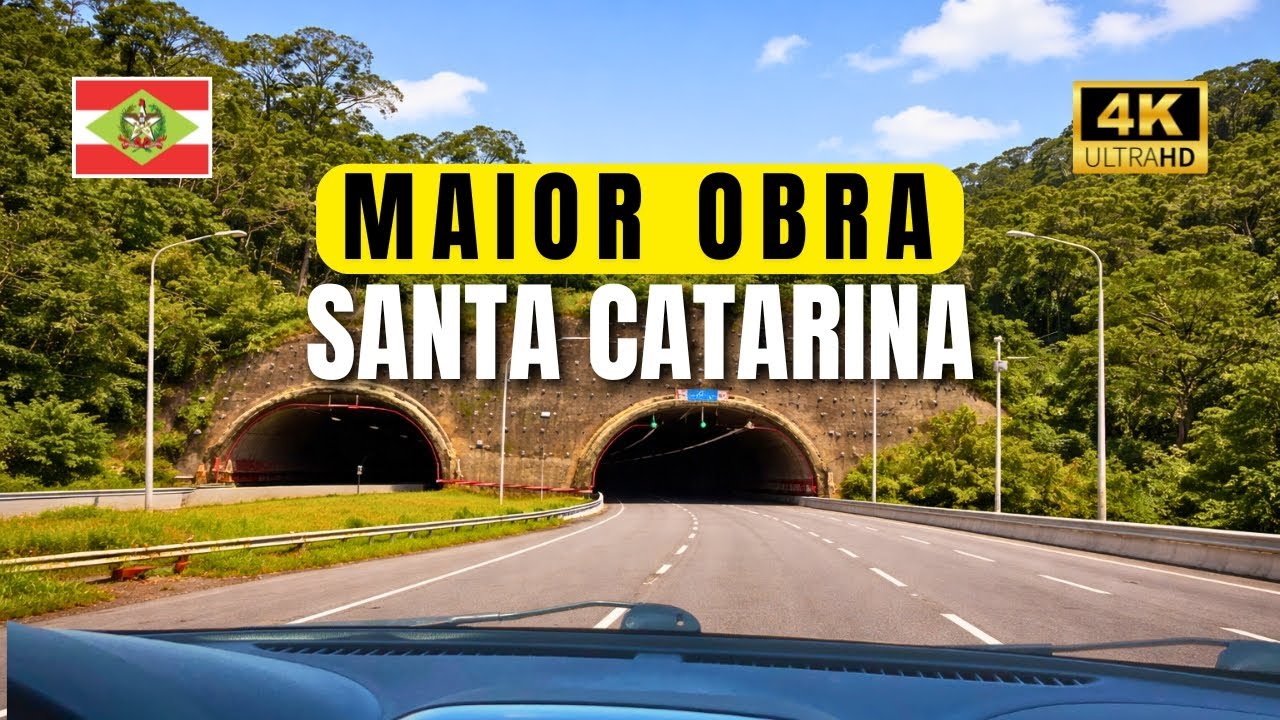 Maior Obra de SC: A SURPRESA dos Quatro Túneis | 4K