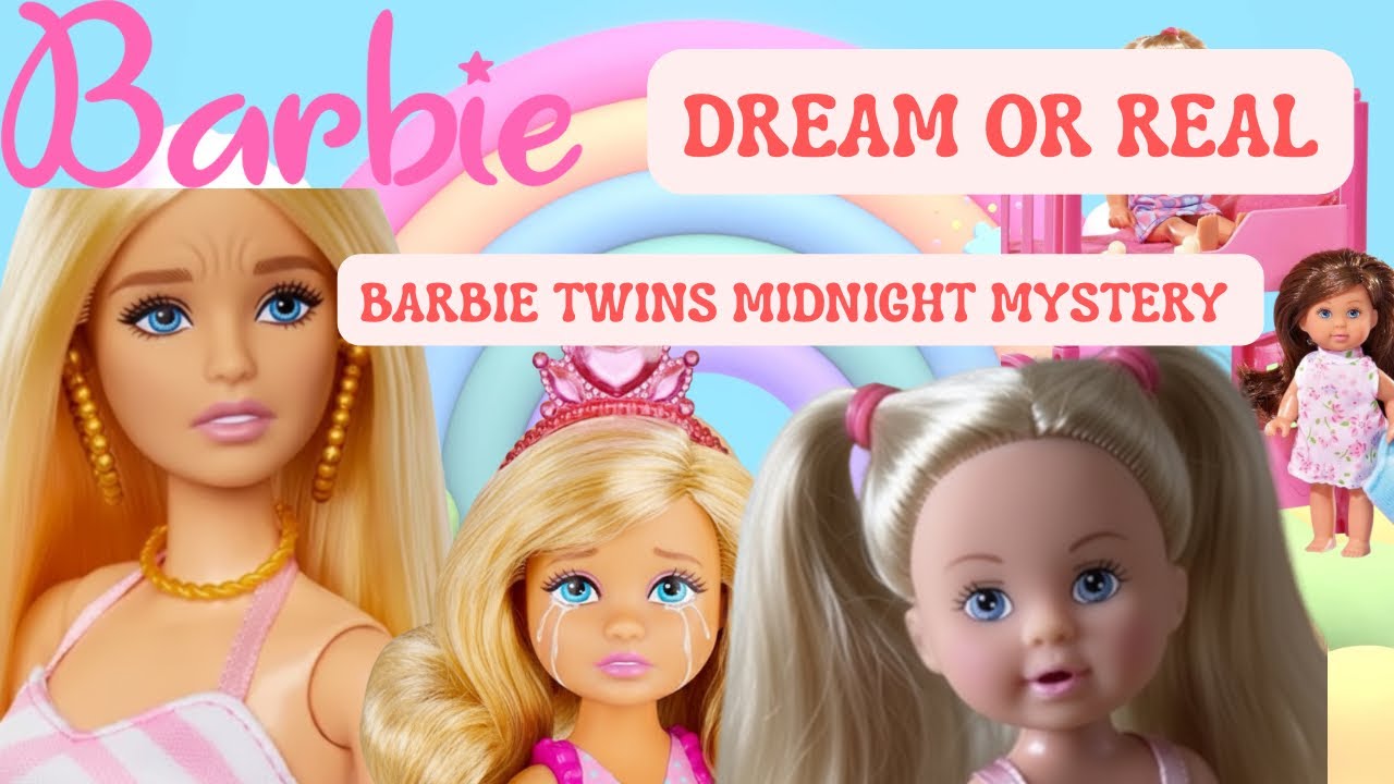 Barbie Twins Midnight Mystery 😱 Dream Friend Came REAL? Kids Bedtime Story