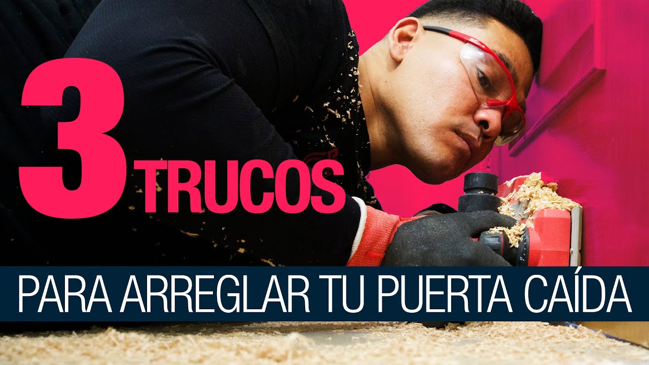 ⚠️3 TRUCOS para REPARAR tu PUERTA CAÍDA (Trucos de bricolaje)⚠️