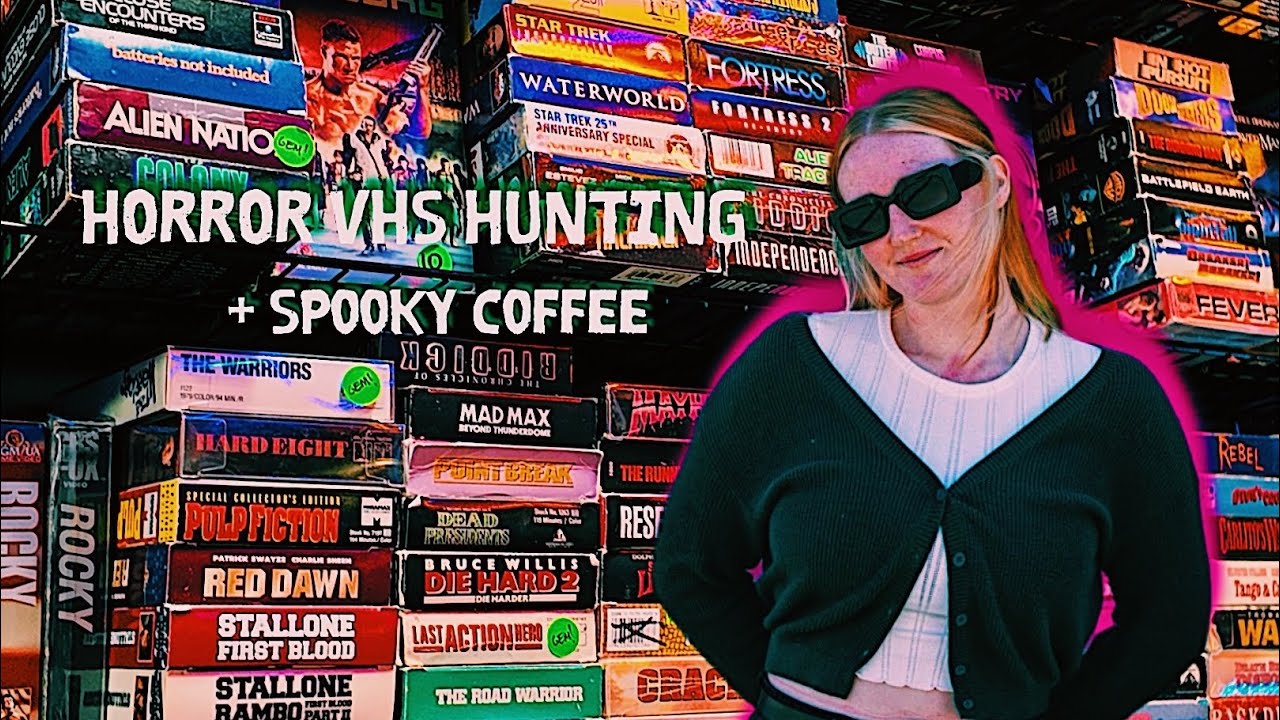 VHS Hunting | Spooky Coffee and Huge Haul!