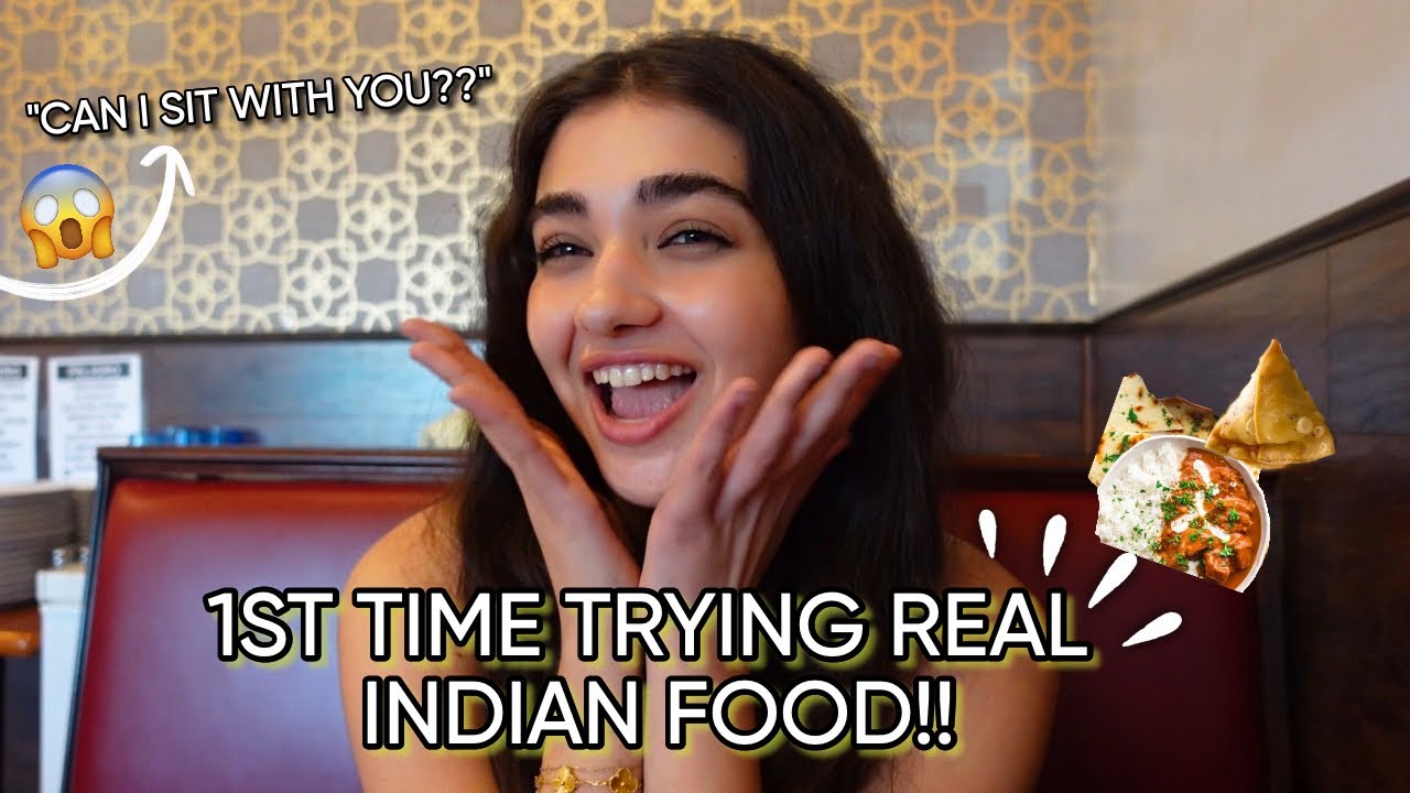 1ST TIME TRYING REAL INDIAN FOOD!! ( A RANDOM GUY JOINS ME!!)
