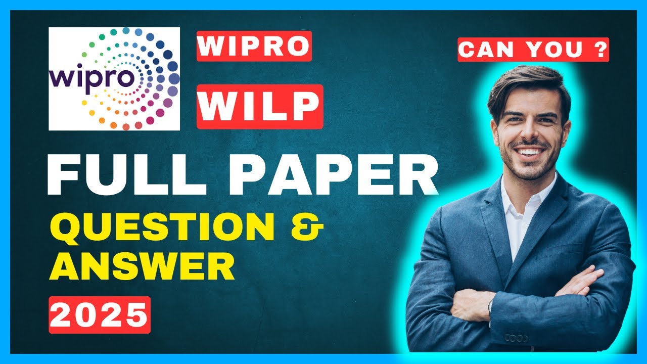6th July | Wipro WILP ASSESSMENT TEST 2025 | Wipro Hiring | offcampus