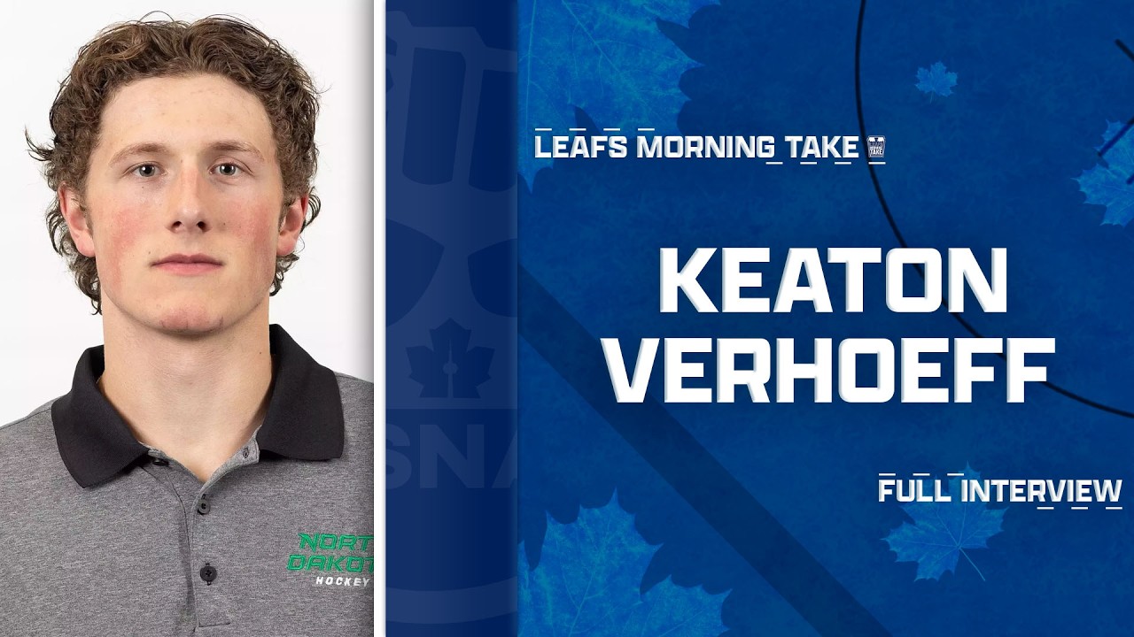 Keaton Verhoeff Talks Leafs Fit, NHL Dreams & Protecting Teammates 😳