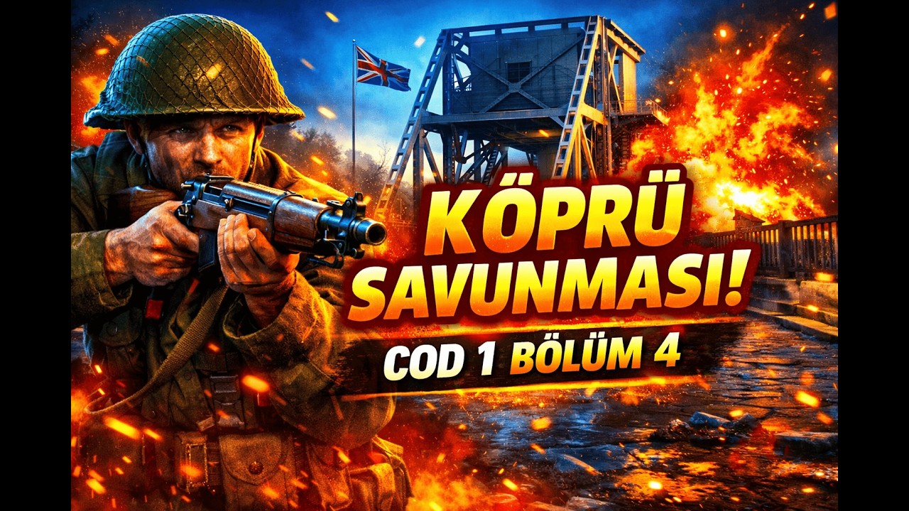 KÖPRÜ SAVUNMASI! 💥 Call of Duty 1 Bölüm 4 | Zor Görev!