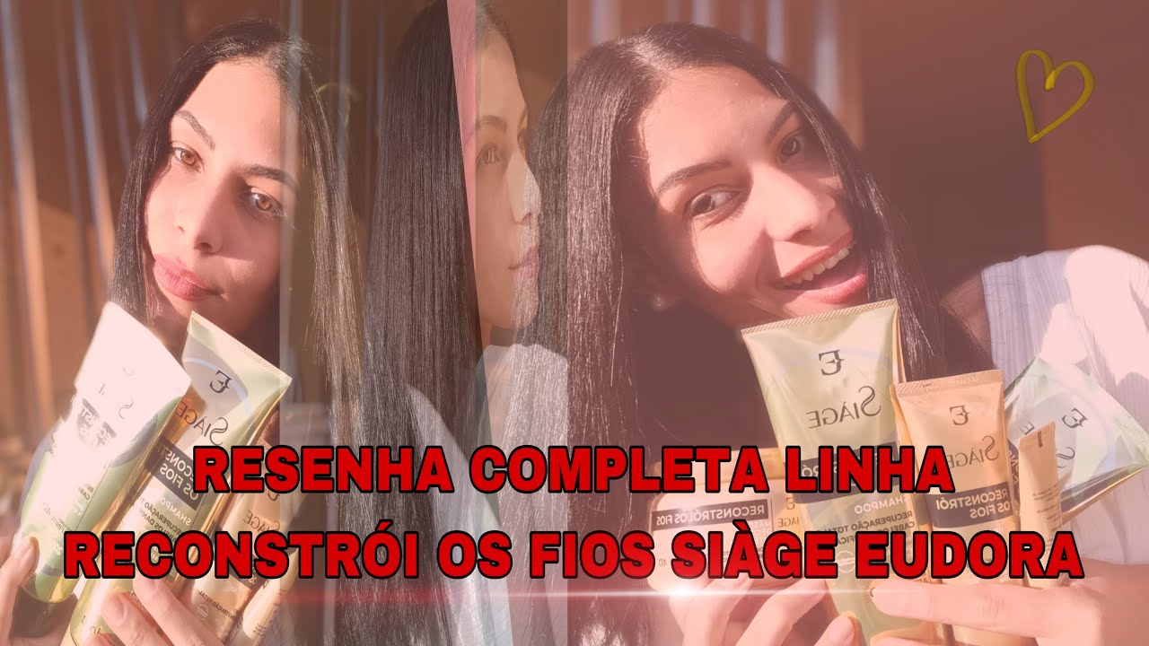 RESENHA COMPLETA DA LINHA SIAGE RECONSTROI OS FIOS| GOSTEI?| GASTEI DINHEIRO ATOA? 😯
