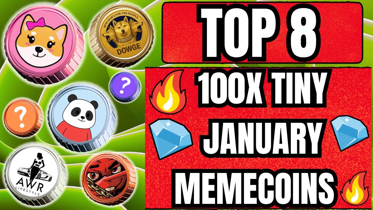 🔥 ТОП-8 ЭПИЧНЫХ MEMECOIN, КОТОРЫЕ В 100 РАЗ БОЛЕЕ ВЫСОКОЙ ЦЕНЕ, НА ЯНВАРЬ 2026 ГОДА!