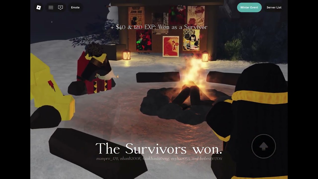 Playing Roblox forsaken 