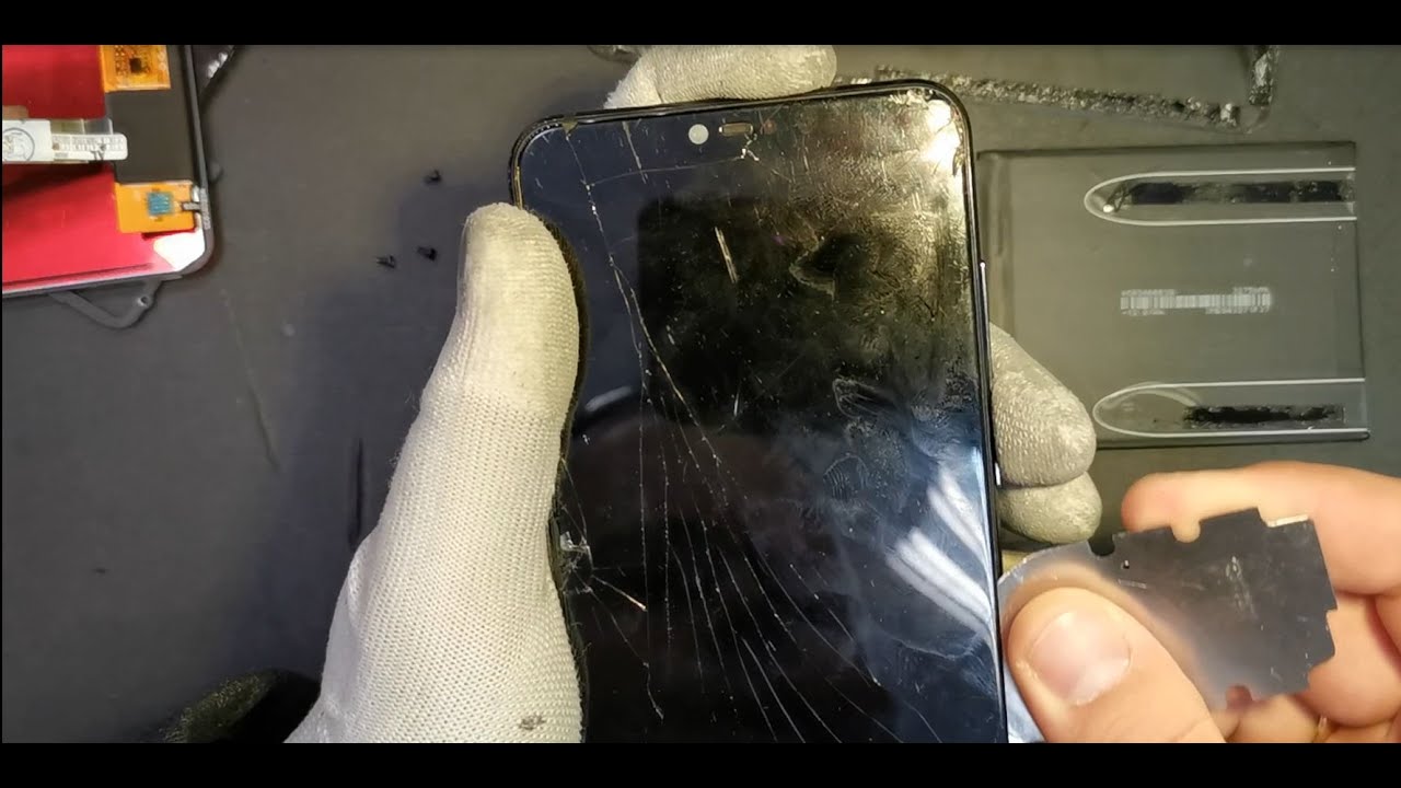 Demontaż i wymiana ekranu w Xiaomi Mi8 Lite / Disassembly and screen replace in Xiaomi Mi8 Lite.