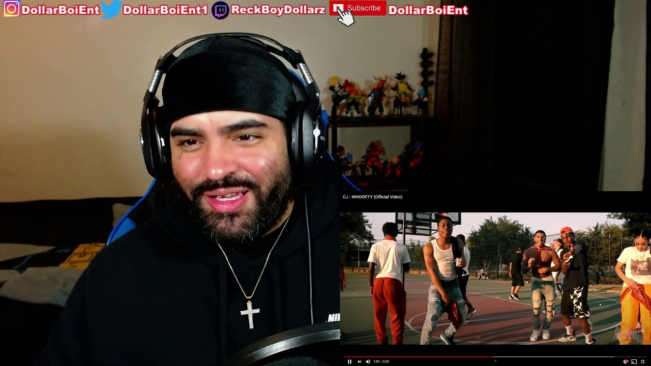 CJ - WHOOPTY (официальный клип) NY Drill New York Reaction