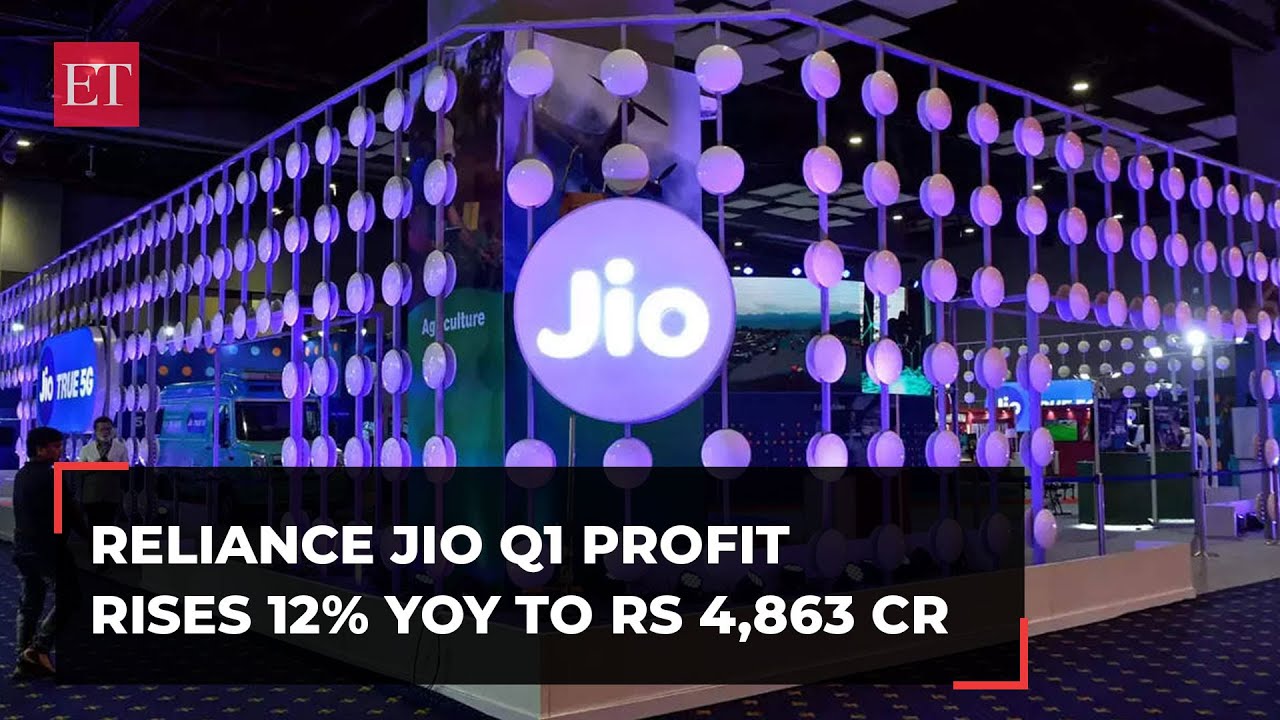 Reliance Jio Q1 profit rises 12% YoY to Rs 4,863 crore, misses estimates