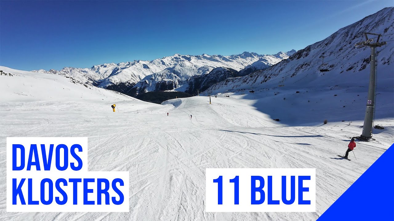 Davos Klosters (Parsenn), 11 🔵 BLUE - BLAU (Meierhofertäli) 🇨🇭