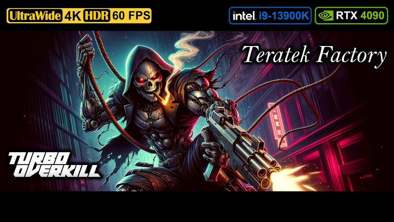 TURBO OVERKILL: Teratek Factory - Episode 2.3 (UltraWide - 4K HDR 60FPS)