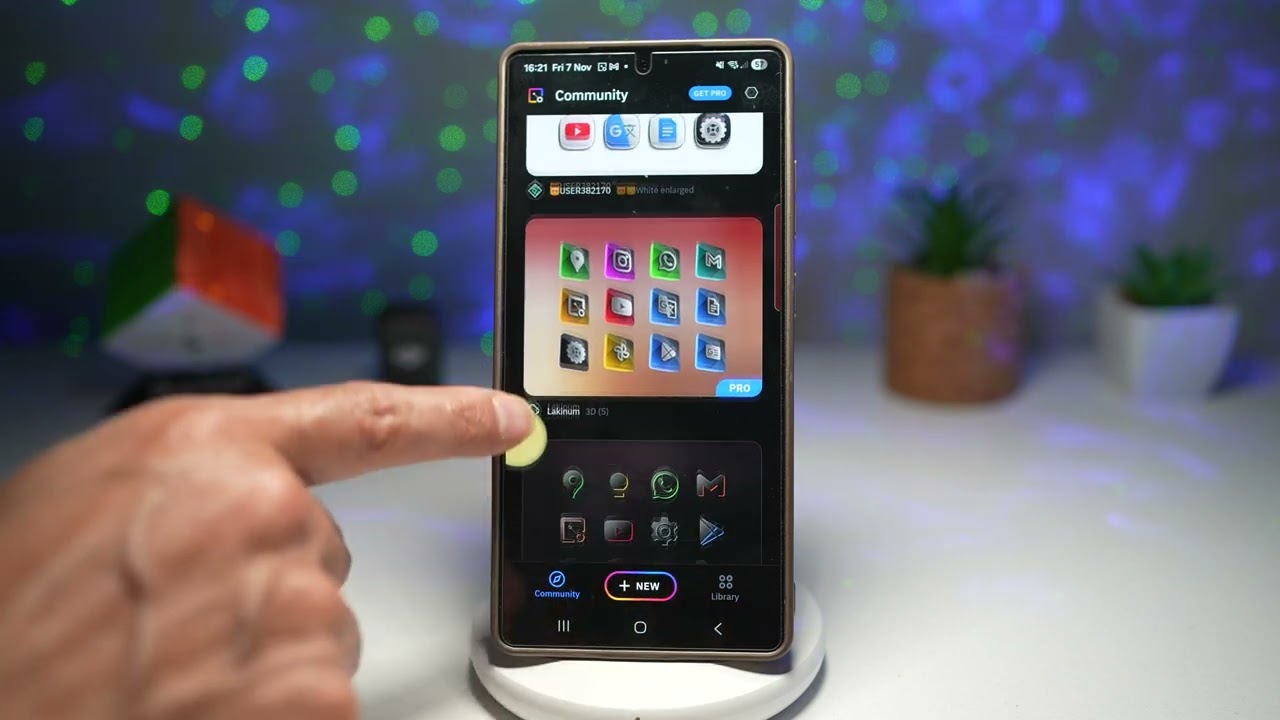 Как изменить стиль значка с помощью Icon Pack Studio и Theme Park на Samsung Galaxy