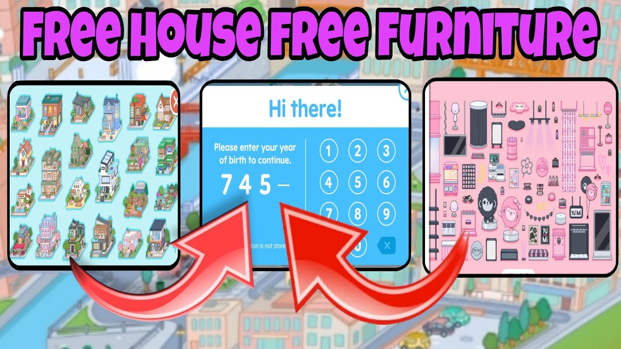 Free House And Furniture! 100% Working Toca Life World | Free Code