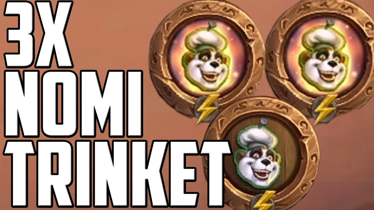 Triple Nomi Sticker Trinket | Hearthstone Battlegrounds