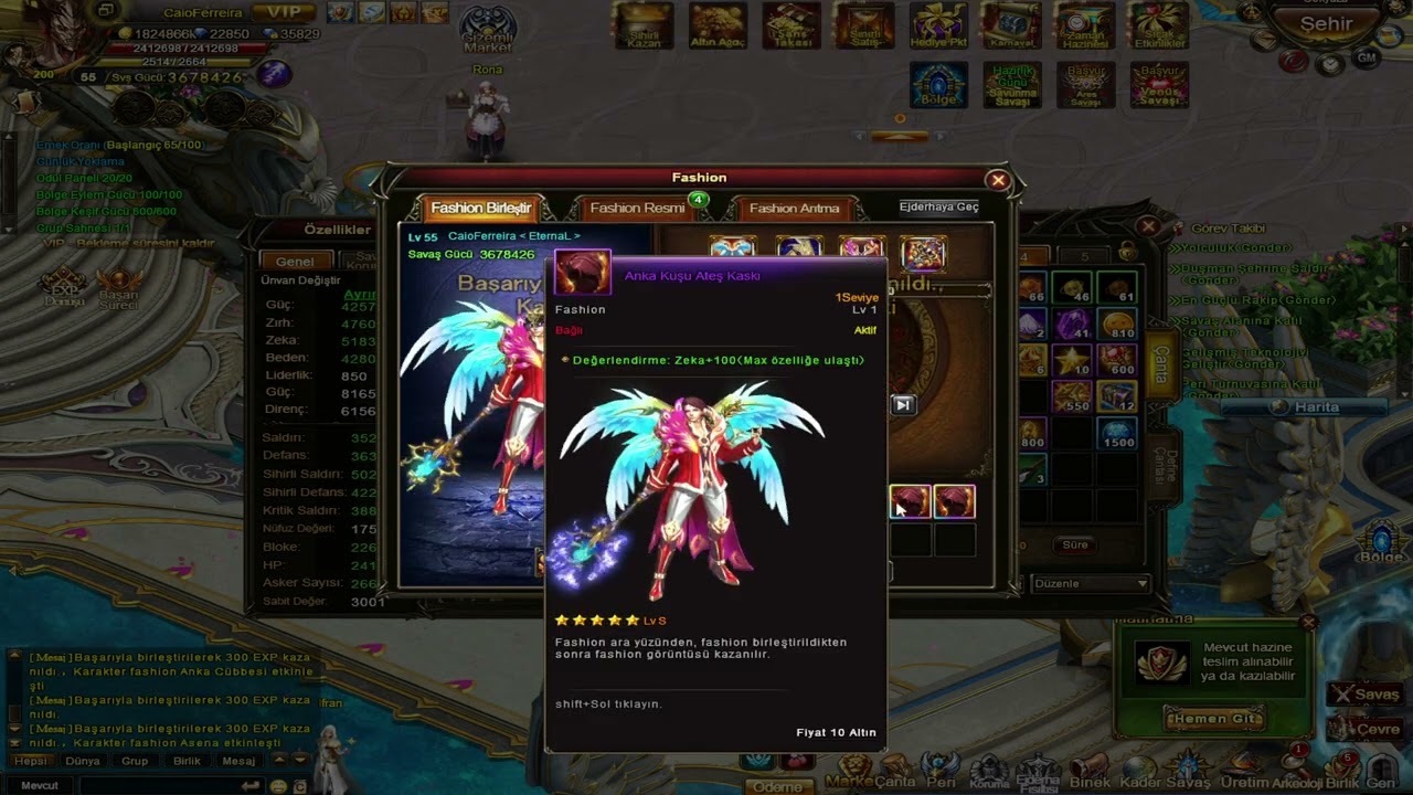 GASTANDO 50k DE DIMAS NA CONTA TRANCA 55- LEGEND ONLINE TURCO