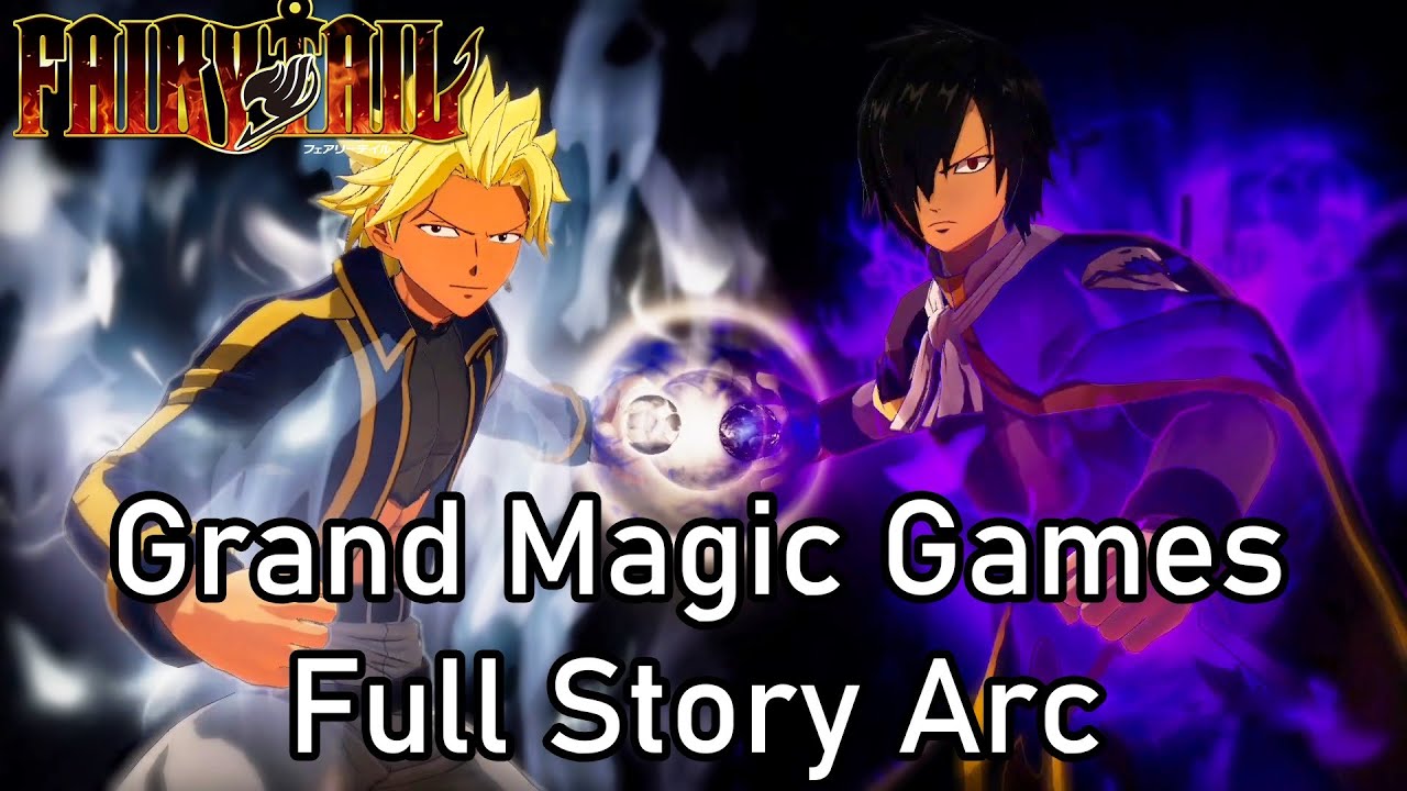 Full Grand Magic Games Story Arc Gameplay (+ Timestamps) | Fairy Tail Game (PS4 PRO)