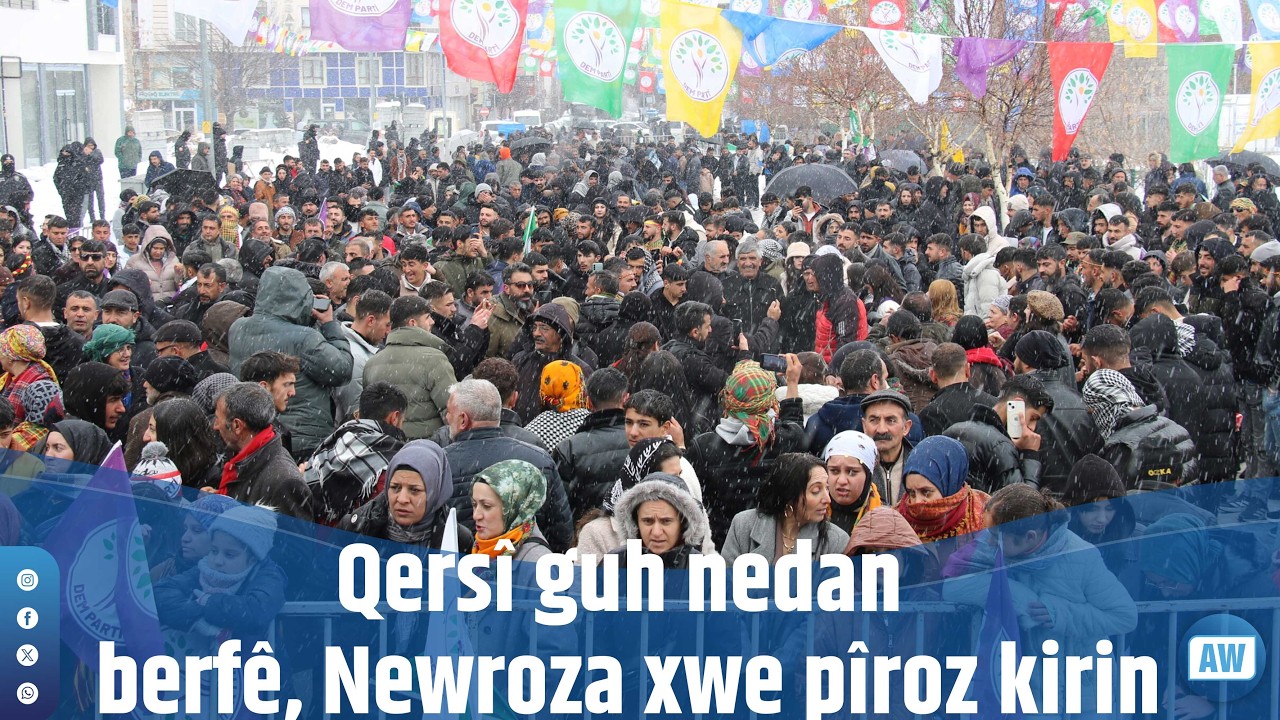 Qersî guh nedan berfê, Newroza xwe pîroz kirin
