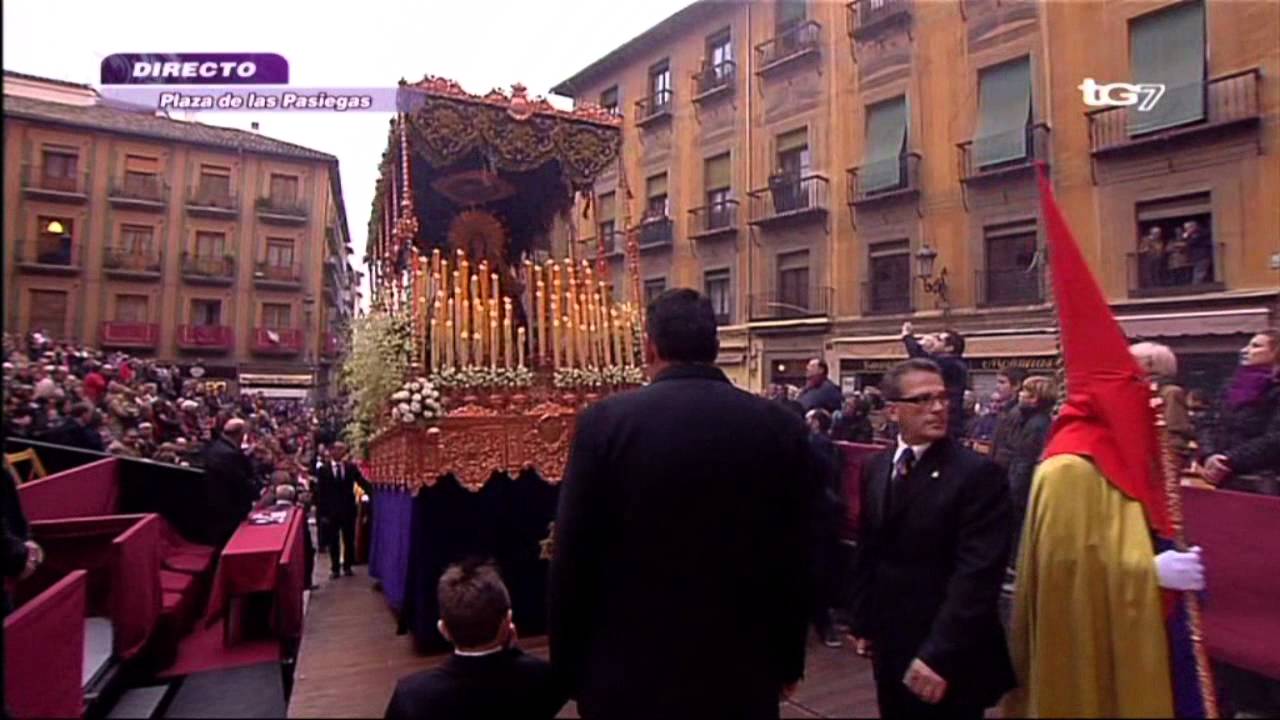 Virgen Sacromonte en Pasiegas. Miércoles Santo de 2012, Granada.