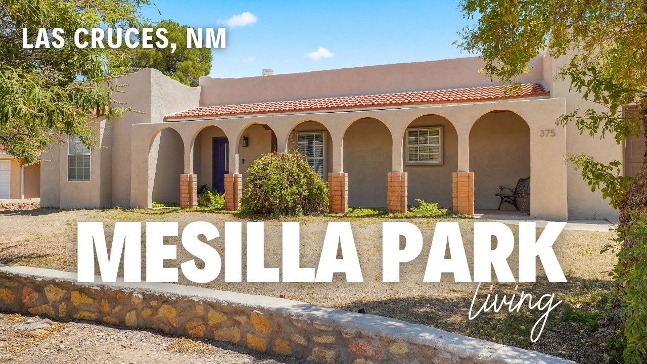 What $315K Gets You in Mesilla! | Exposed Beams + Huge Garage
