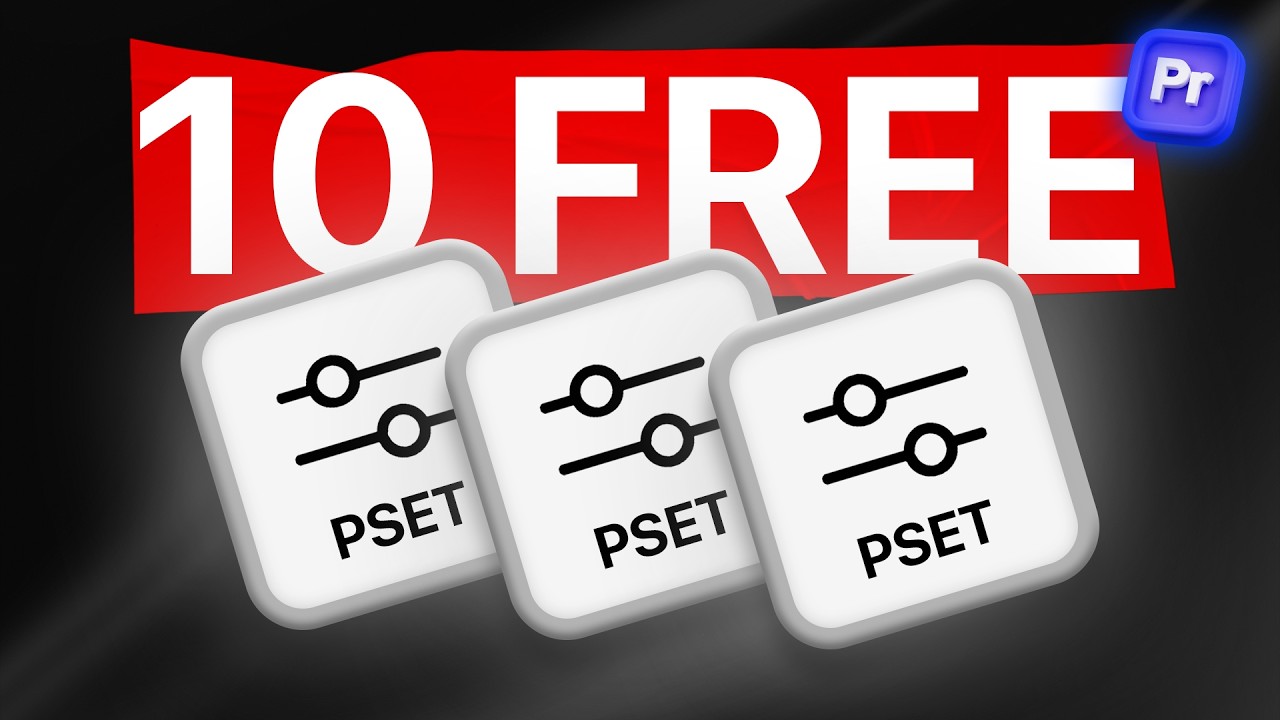 Get 10 Premiere Pro Presets For Free!