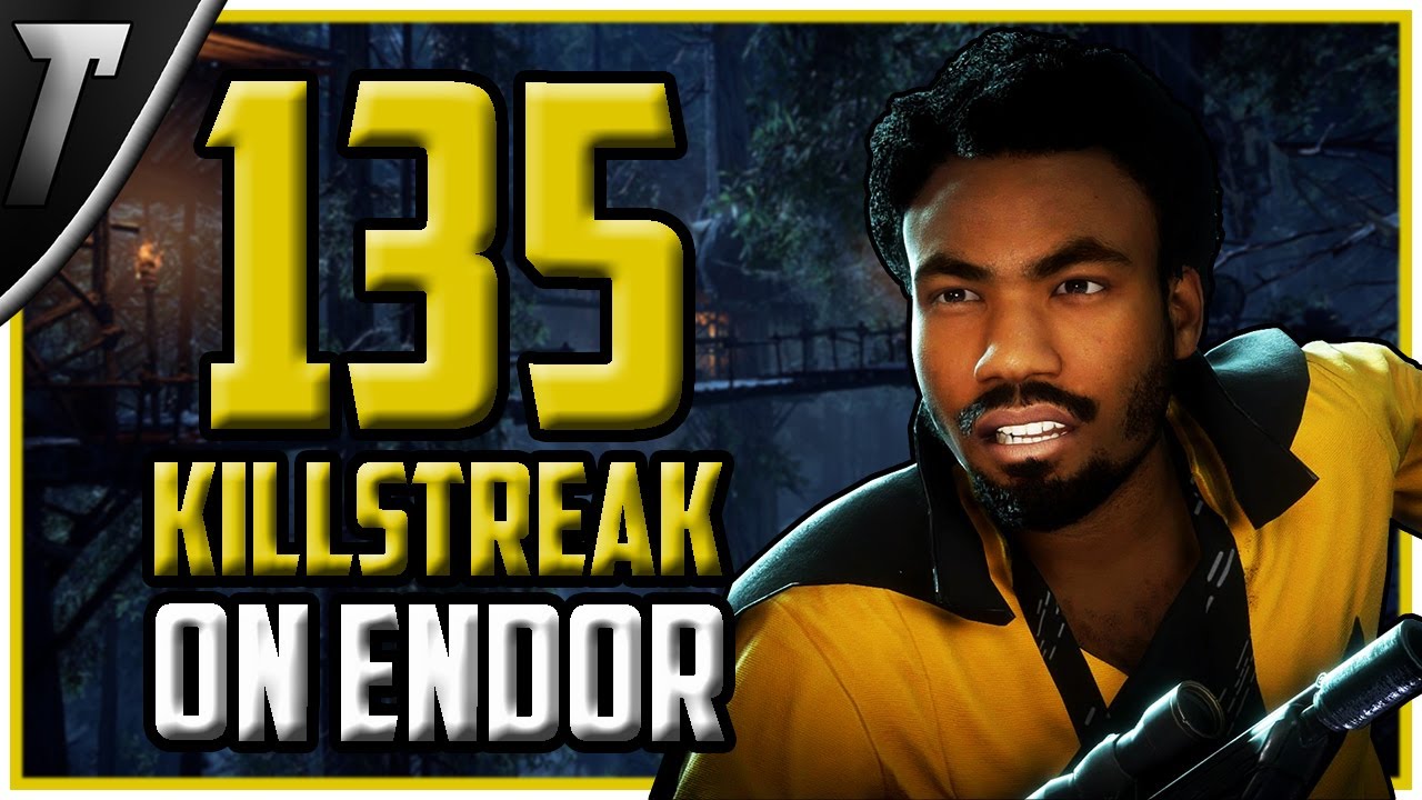 Star Wars Battlefront 2 Lando Calrissian 135 Killstreak (Endor)