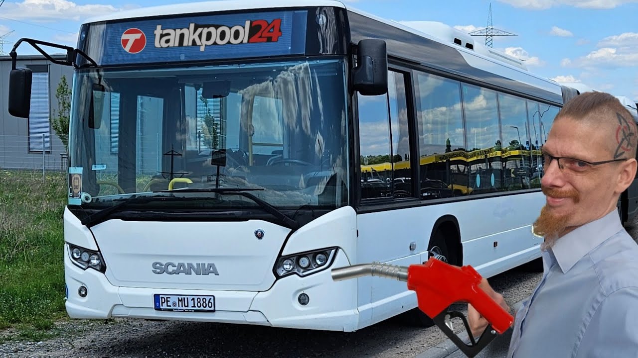 Heute tanken wir den Scania bei der Tankpool24 Tankstelle. ⛽️