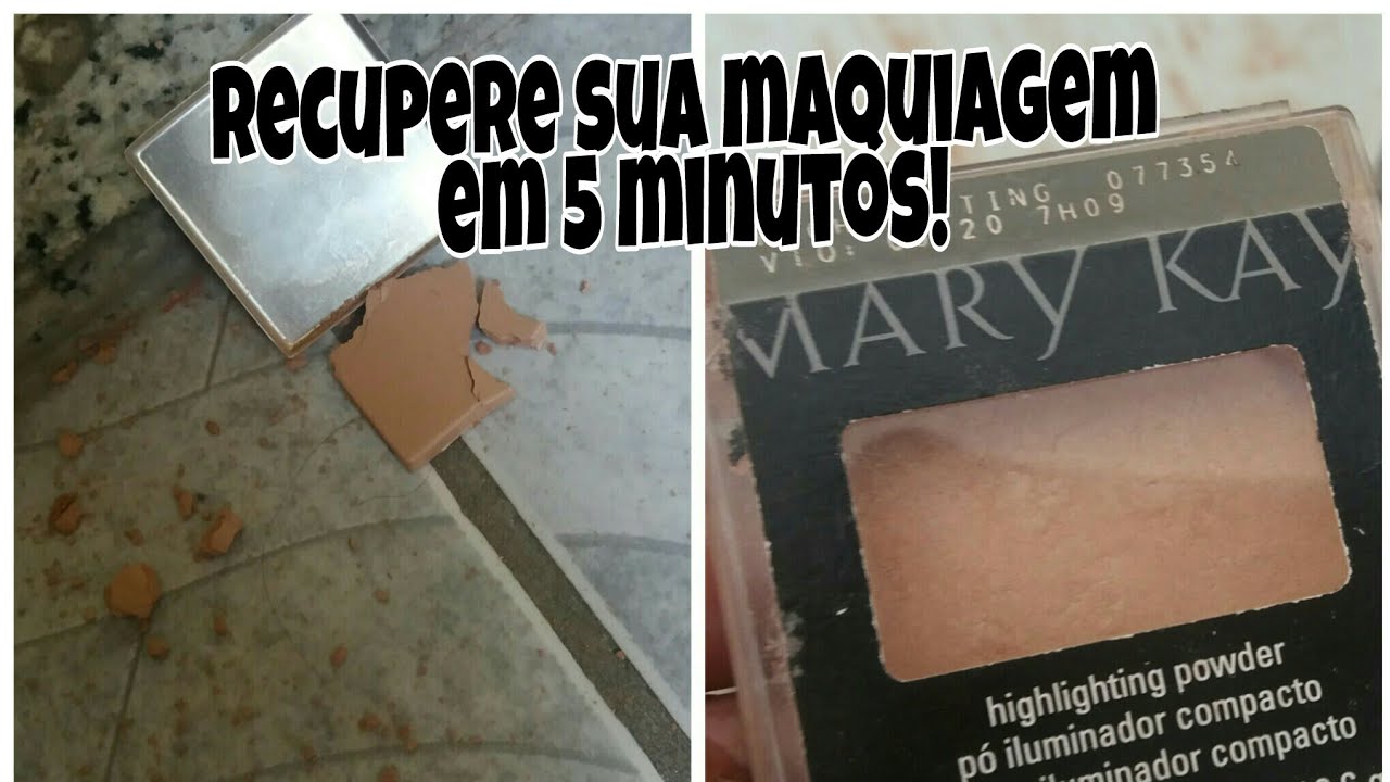 Como recuperei meu iluminador (SEM USAR ÁLCOOL)